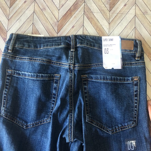 Garage Super Skinny Night Sky Blue Denim Jeans Size 3 NWT - Picture 7 of 7